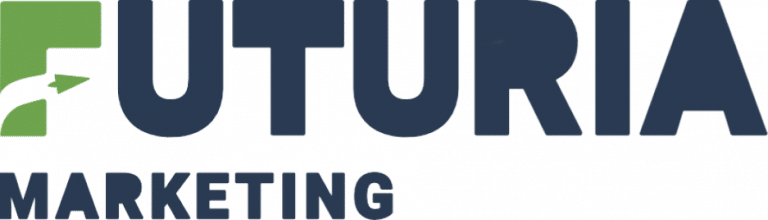 Logo Futuria Marketing verde (sfondo transparente)